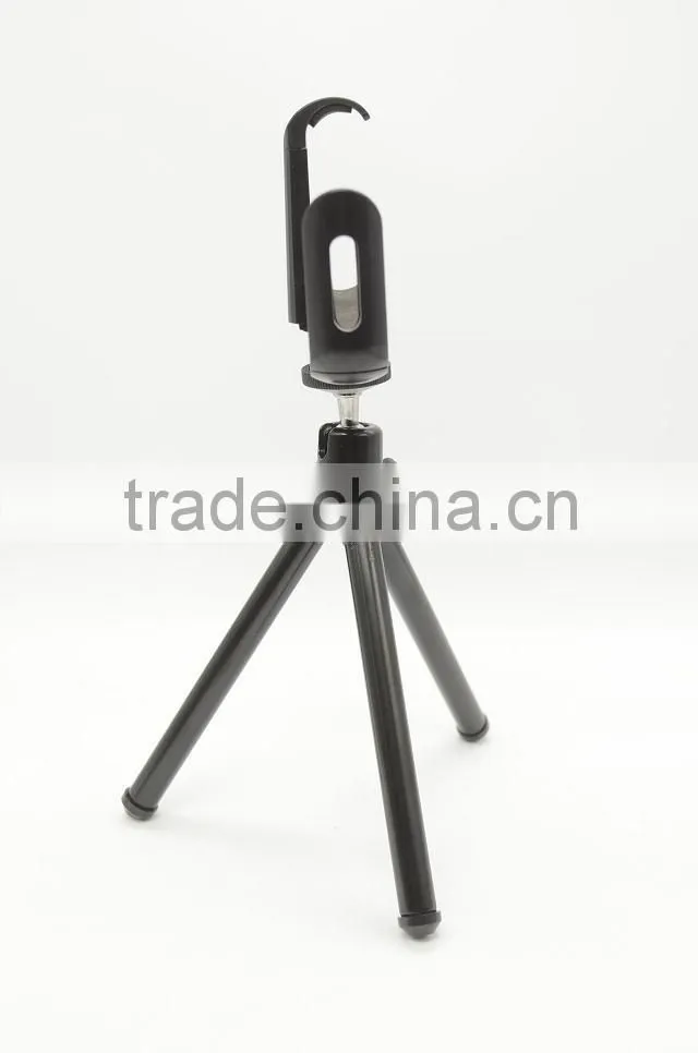 Carry-home Universal Mounting Phone Tripod for Phone and Camera with Metal Holder