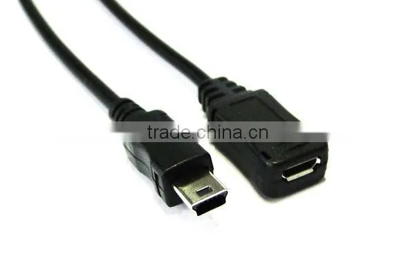 USB to Mini USB and Micro USB Splitter cable Y cable