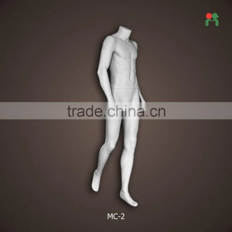 2015 fashion fiberglass headless male mannequins male doll matte silver grey color models buy sewing model MC-2