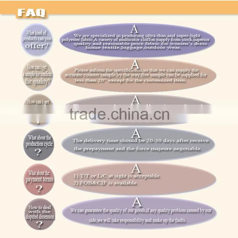 2016 latest products grid chiffon fabric