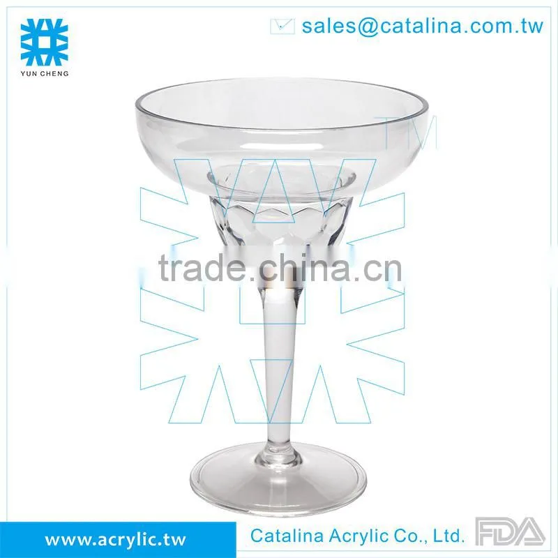 Acrylic MS PC 266ml Transparent Margarita Glass