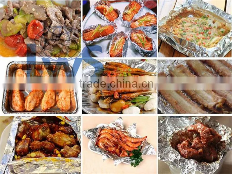 Alu foil paper roll for barbecue and baking
