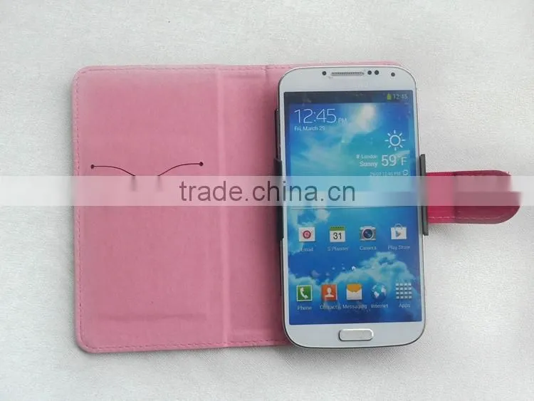 Jeans Style Canvas Leather Diary Phone Universal Case