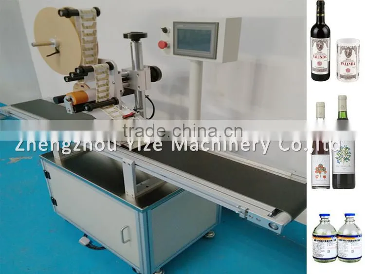 Highly efficient wine bottle labeling machine / blitz sticker labeller