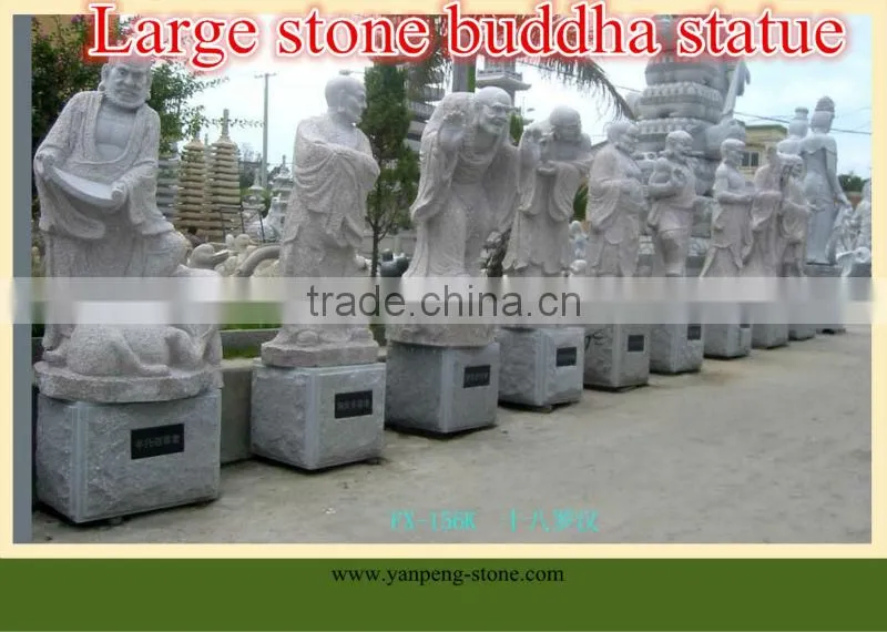 large stone buddha statue