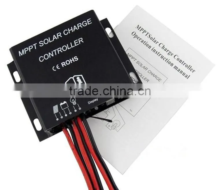 20a mppt solar charge controller air conditioner/generator electrical control panel waterproof IP68 12V 24V