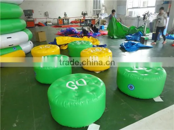 Exciting inflatable floating obstacle for sale