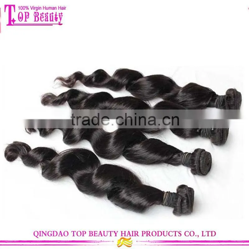 Fast Delivery Milky Way Pure Human Hair Double Weft Loose Wave Brazilian Milky Way Hair