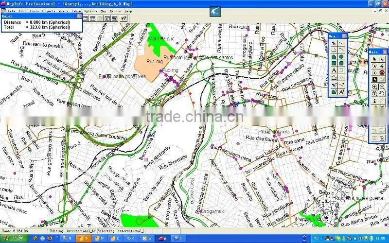 Brazil vector digital mapinfo map
