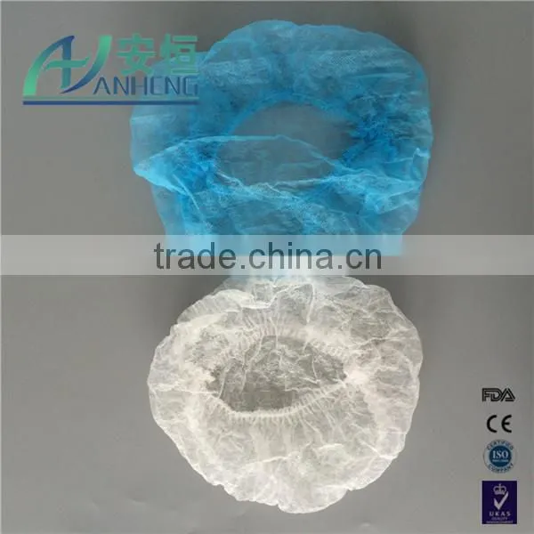 head protection nonwoven hair nets single / double elastic