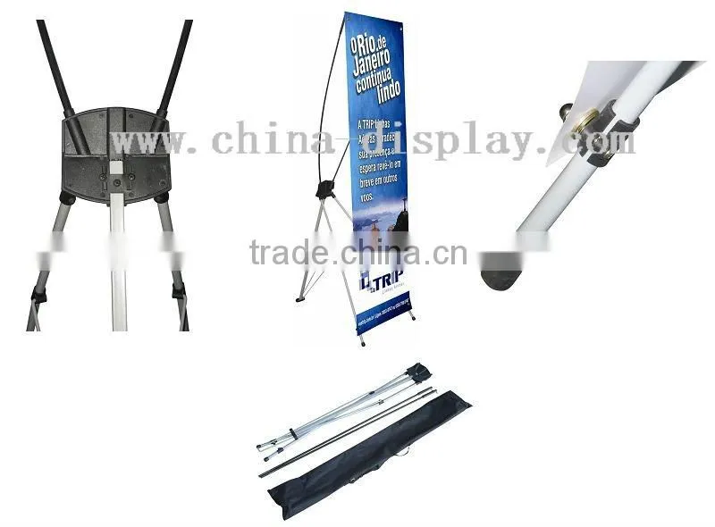 2013 hot sale & high quality indoor & outdoor X banner stand displays, outdoor water tank x banner display for advertising
