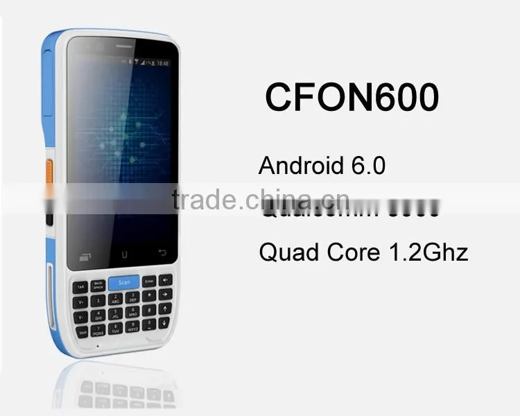 The first 4G LTE date collect industrial handheld android with NFC barcode scanner
