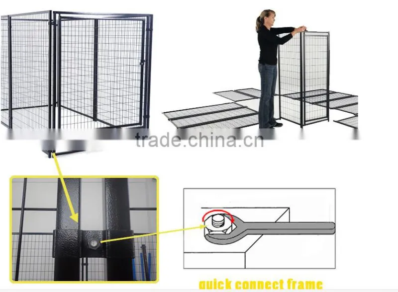 double door dog kennel and dog cage