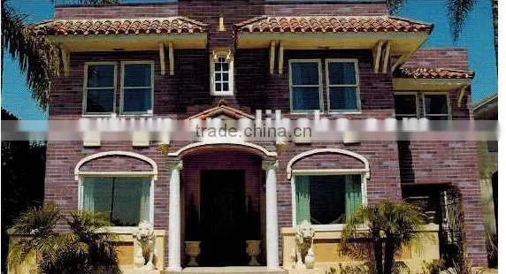 archaized brick exterior 3D wall panel