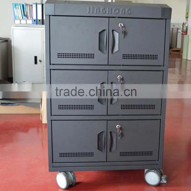 tablet mobile storage and charging cart UL approved
