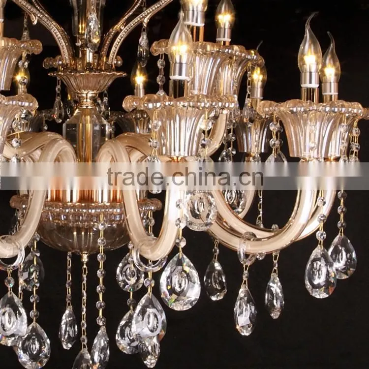 Lobby flame cheap crystal chandelier