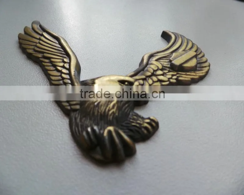 antique brass metal eagle,metal hawk souvenir,decorative metal eagles emblem