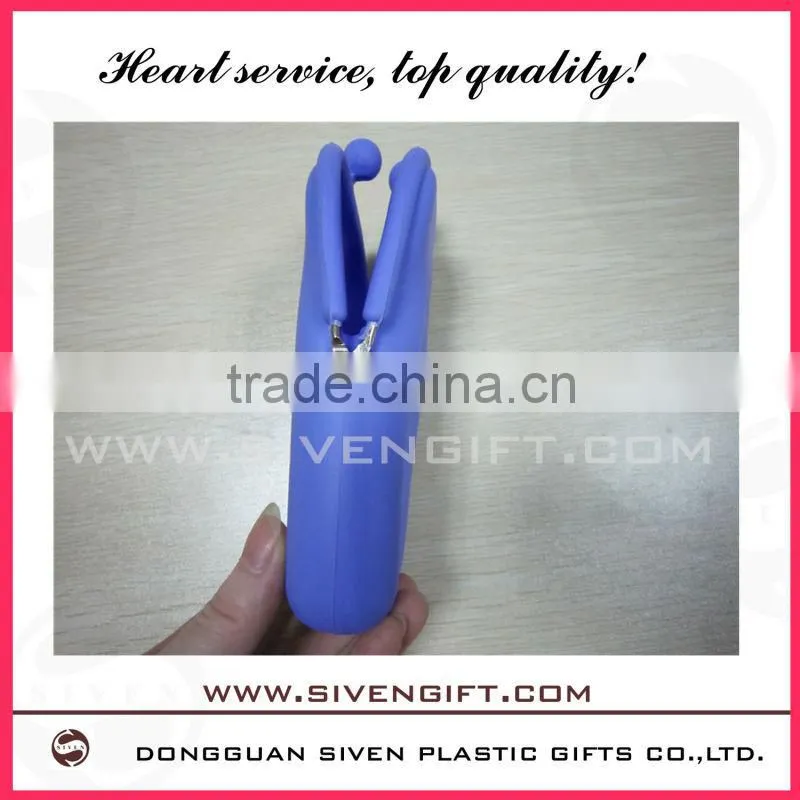 Hot Selling rubber solicone wallet for women new 2014