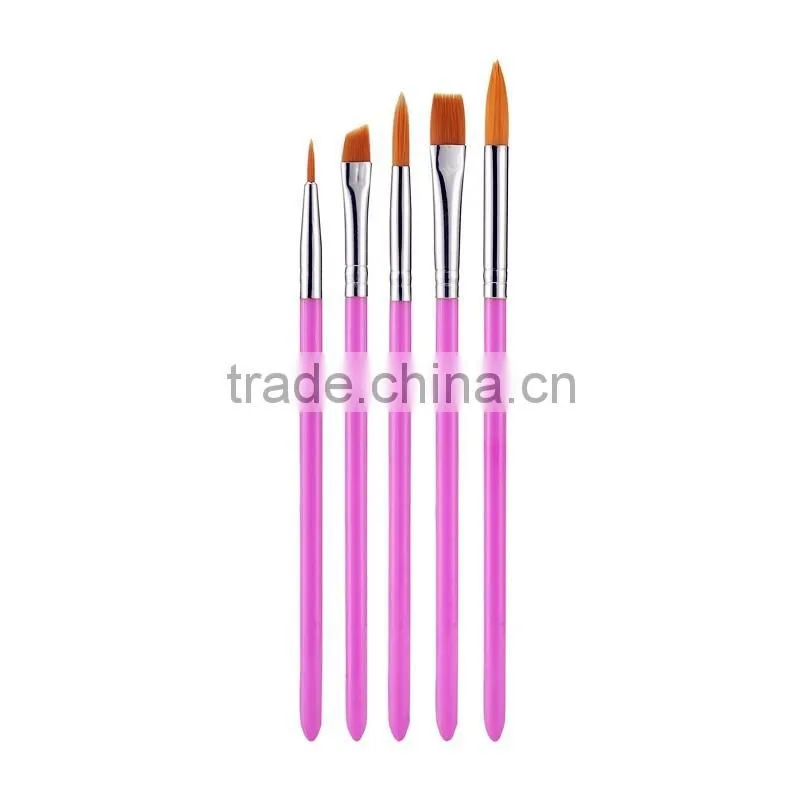 wholesale profession natural bristle artist painting brush,synthetic hair paint brush set