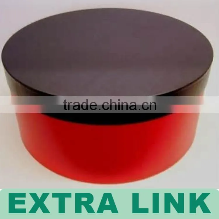 New Design Handmade Recycle Customized round cardboard hat boxes
