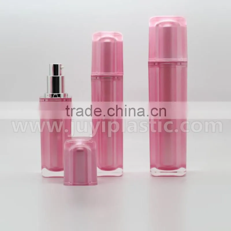 new style acrylic liquid cosmetic bottle with luxury face cream jars