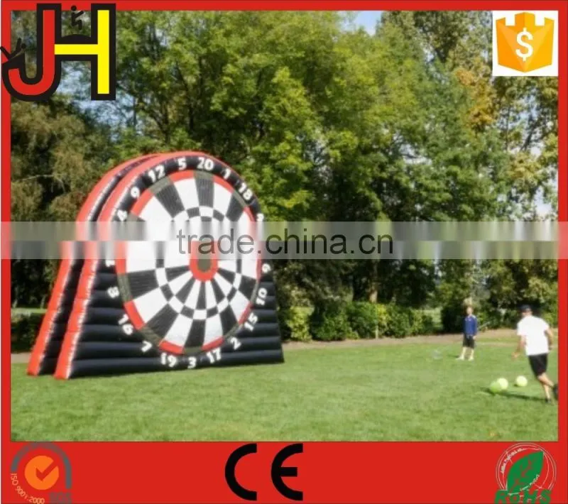 Sports Soccer Dart Game Giant Inflatable Garden Dart Board For Sale