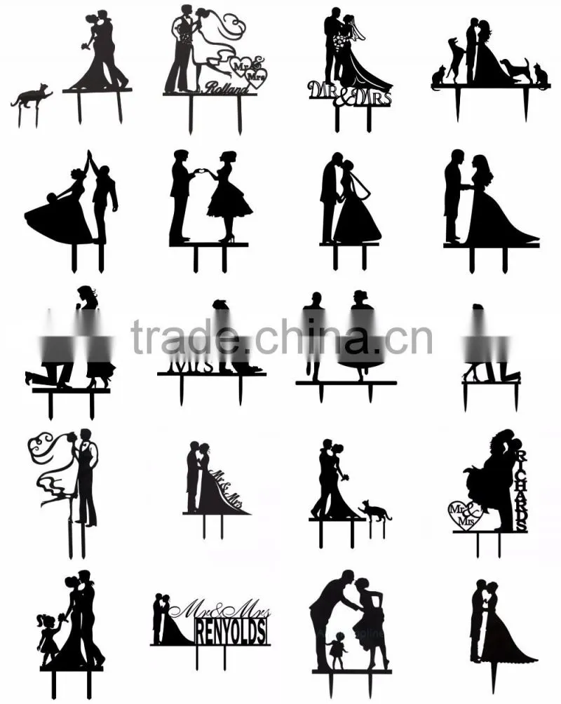18 Eighteen Number Monogram Acrylic Cake Topper, Anniversary Birthday Party Cake Topper