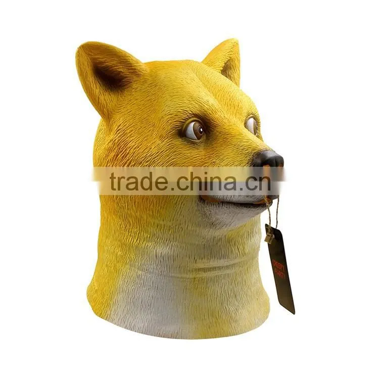 Alibaba dog animal Head mask for Halloween Party costumes in China