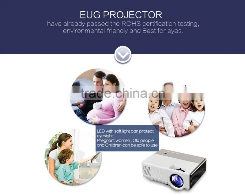 low price LED 1500Lumens mini projector with tv tuner