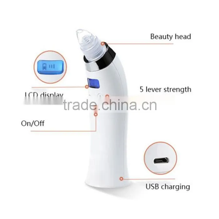 mini 4 heads diamond dermabrasion vacuum pore dead skin removal device