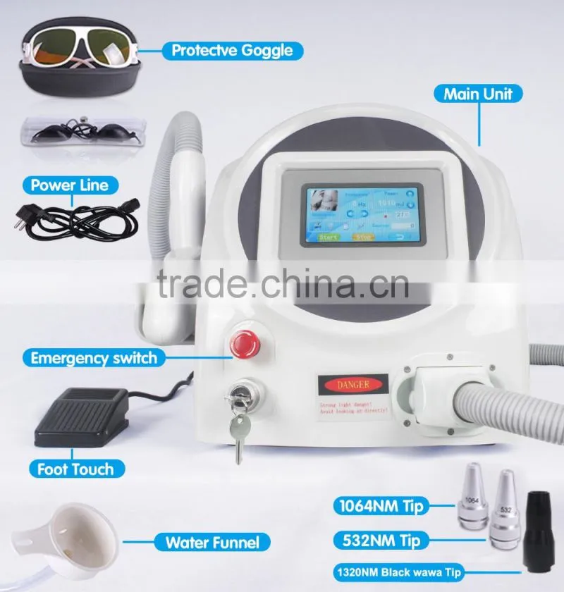 New product in 2015 q switch nd yag laser tattoo removal system q-switched nd yag laser nd yag laser in china
