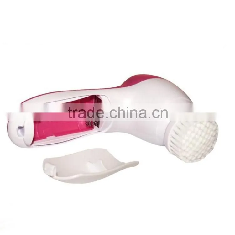 Skin Care Beauty Facial Brush Massager Scrubber 5 in 1 Electric Face Clean Brush