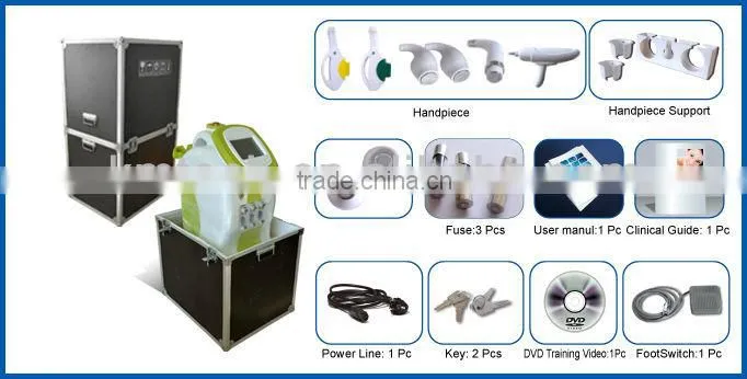 elight laser with bipolar ice RF
