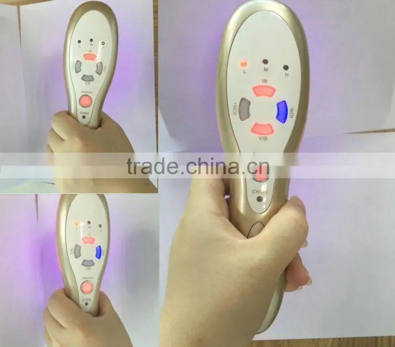 China Manufacturer Electric Hair Growth Laser Comb with LED Red & Blue Light Therapy