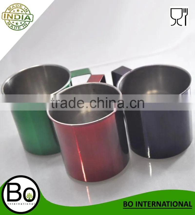 Stainless Steel Coffee Mug With Lacker