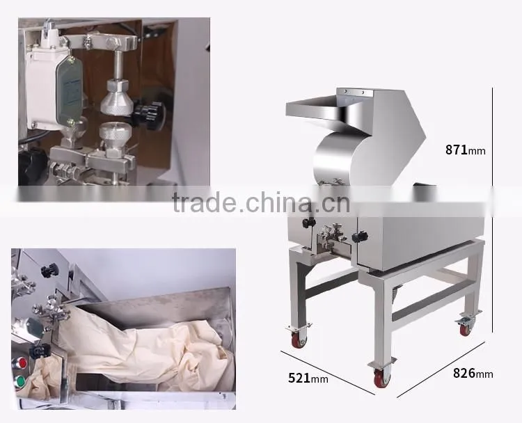 Multifunctional ultra-silence waste plastic crushing machine