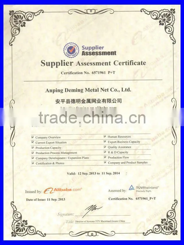 ISO9001:2008 Temporary Fence Box Plastic Feet