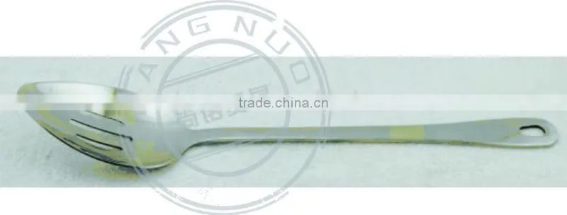 stainless steel slotted spoon for kitchen, restaurant