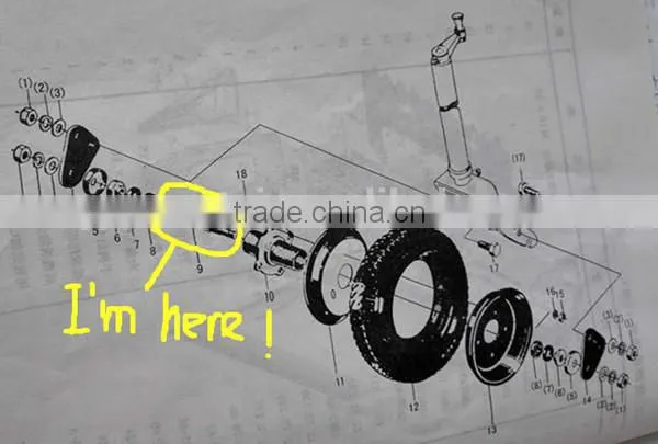 DF-12 tailwheel shaft for agriculture hand tractor