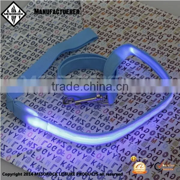 Safety led leash rope belt flashing harness led dog leash