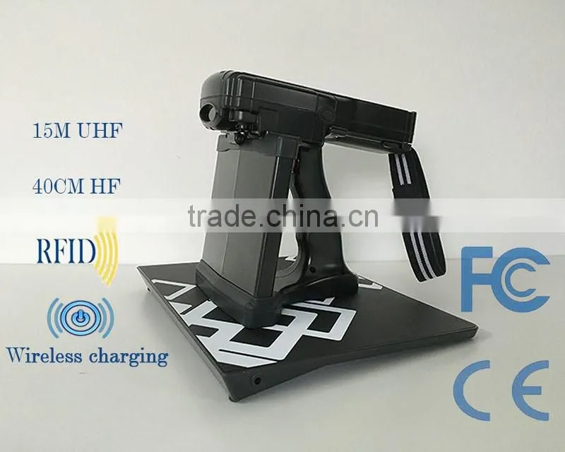 rfid uhf 15m Long range handheld reader handle rfid warehouse system ce fcc rohs