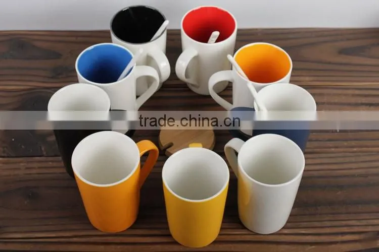 Double Wall Ceramic Chirp Thermal Travel Mug 12 OZ