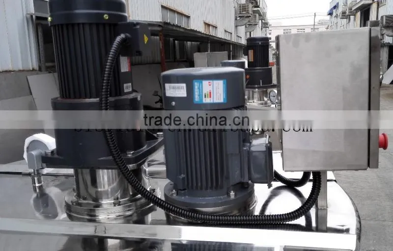 Stainless steel popular wenzhou 150L industrial steam heating double jacket kettle