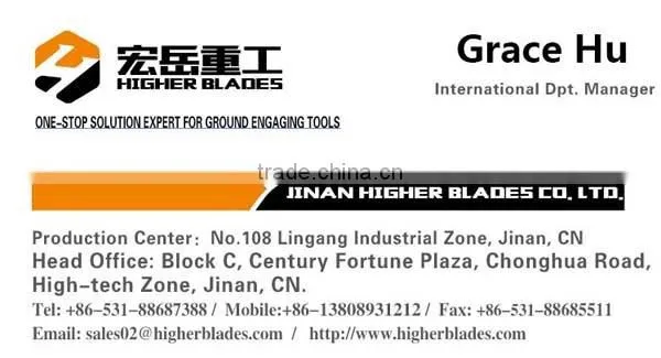 boron steel cutting edge tractor scraper blade 4T2887