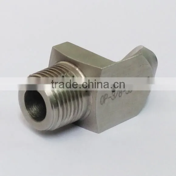 Stainless steel narrow angle flat spray fan nozzle