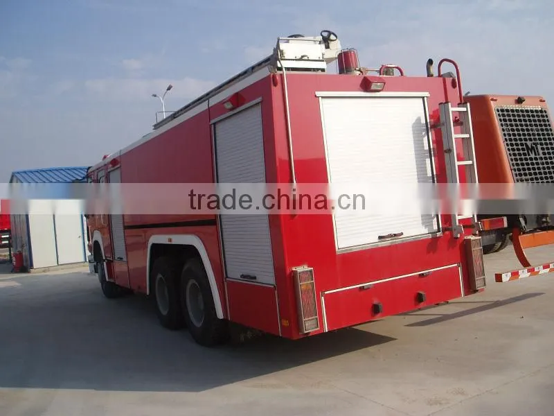 sinotruk 6*4 euro 2 fire truck sale