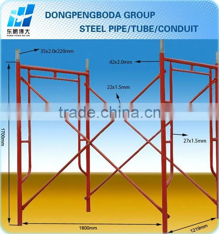 China exporter H frame scaffolding sale in alibaba in China