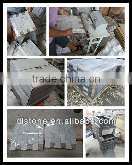 Bianco Carrara White Marble Mosaic Tile 12x12 Small Hexagon competitive price