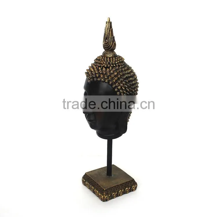 Handmade resin buddha head statue