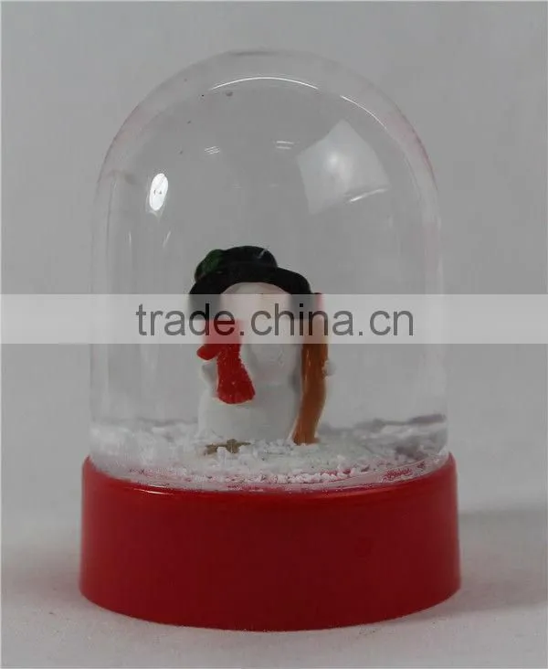 Snowman snow globe, acrylic snowman snow globe